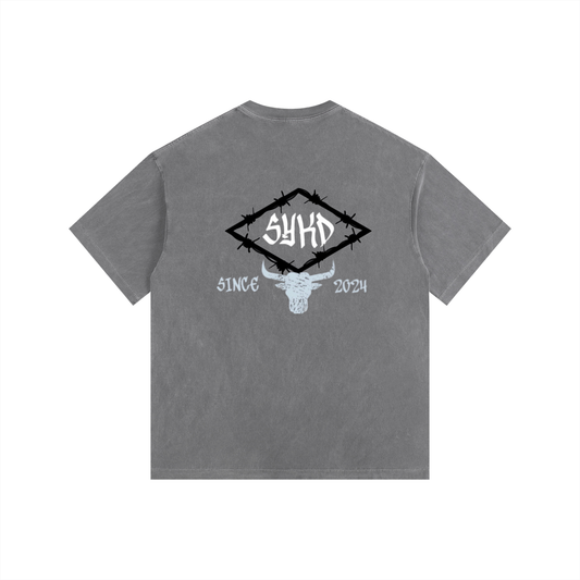 Vintage Washed Oversized Cotton T-Shirt