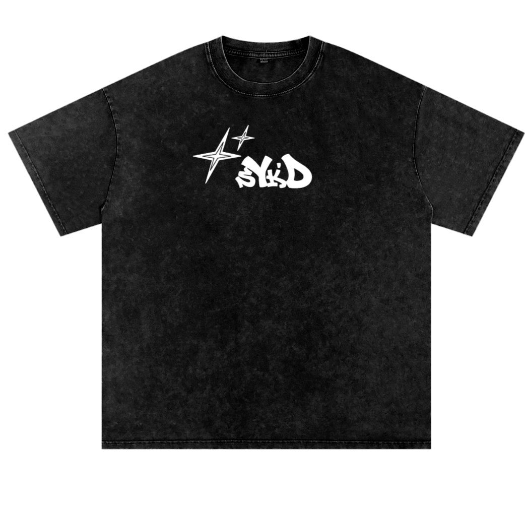 SYKD snow washed cotton T-Shirt